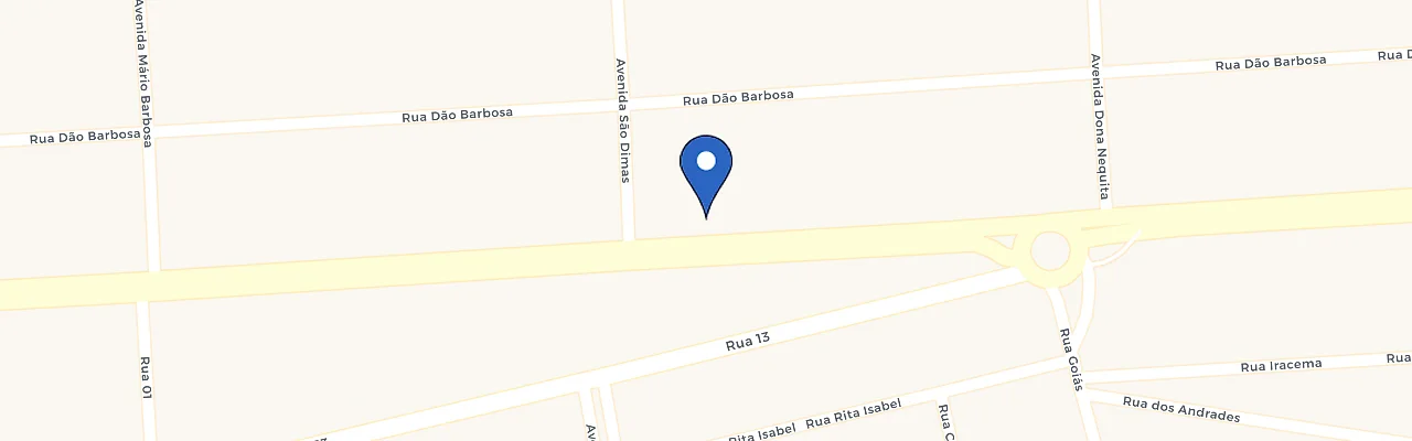 Mapa da estação Sky Fit Aparecida Centro