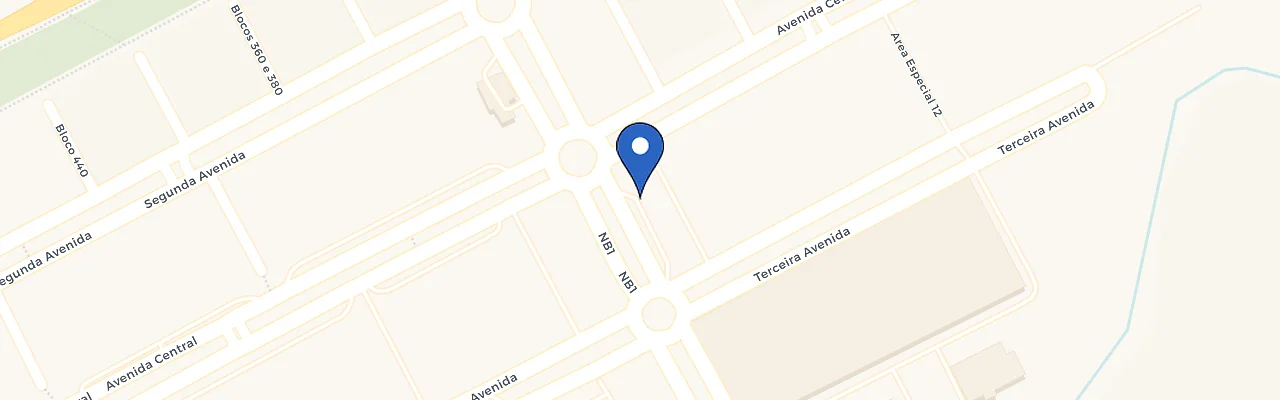 Mapa da estação Auto Posto Do Núcleo