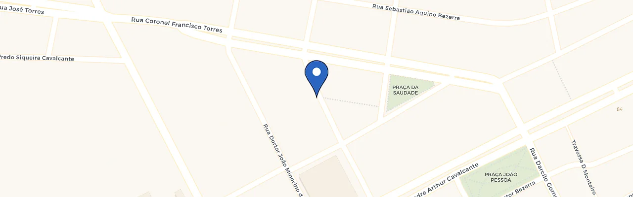 Mapa da estação Residência Vasconcelos Mayer