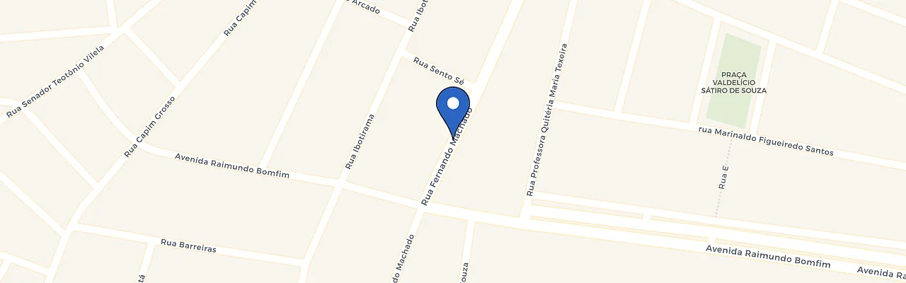 Mapa da estação Irecê
