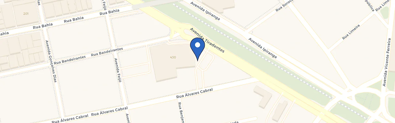 Mapa da estação Fiber Energy Automotive