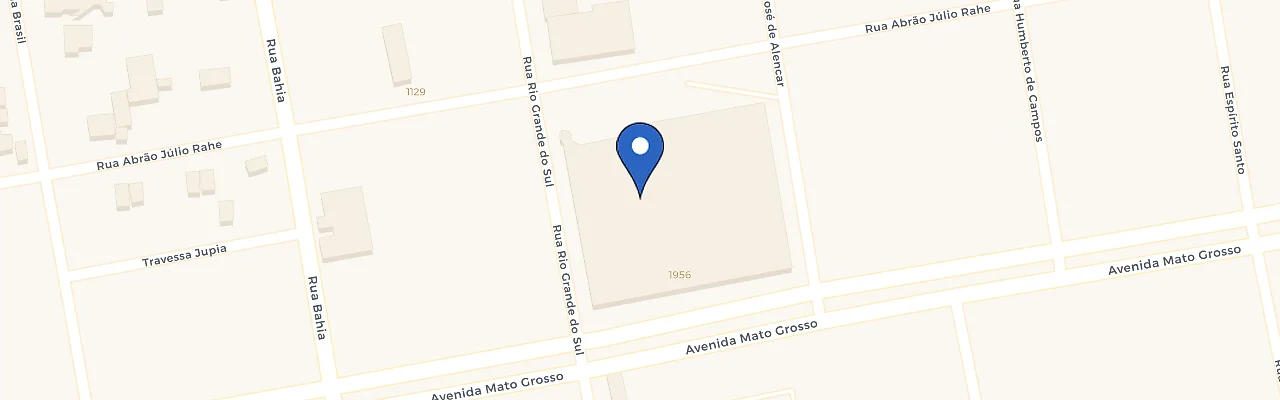 Mapa da estação Volvo, Sam's Club, Campo Grande