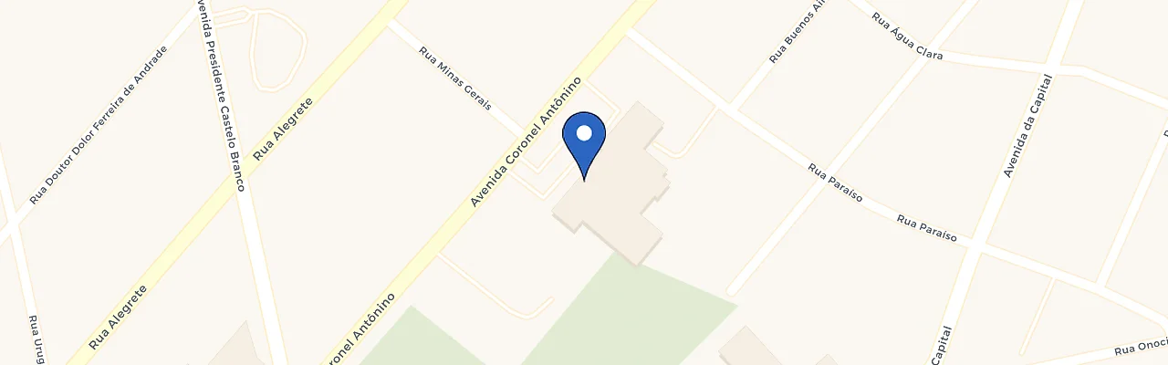 Mapa da estação Nação Chevrolet