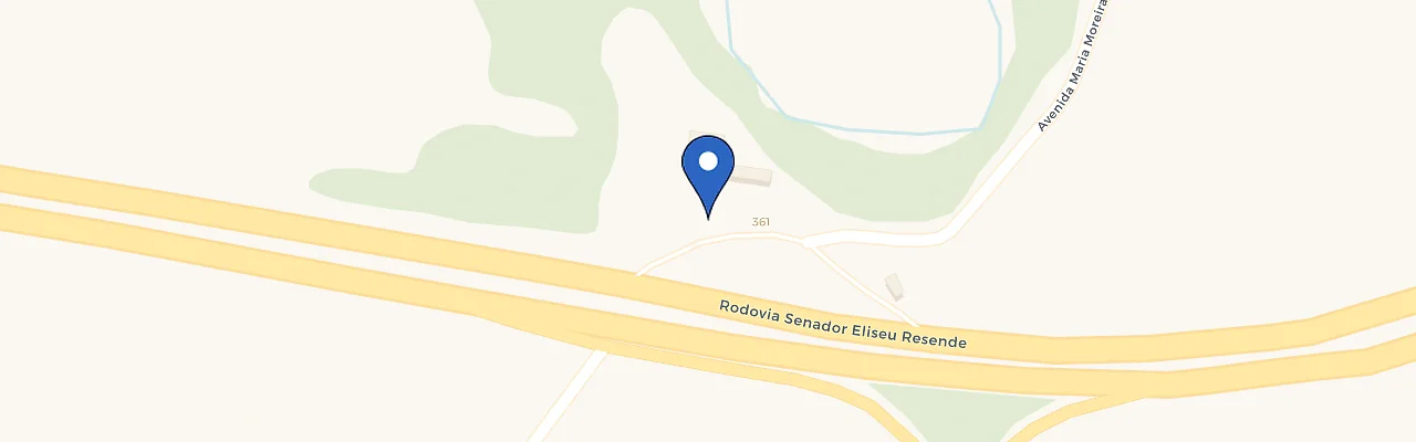 Mapa da estação Posto Beija-Flor