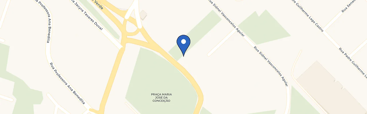 Mapa da estação Posto Raíz