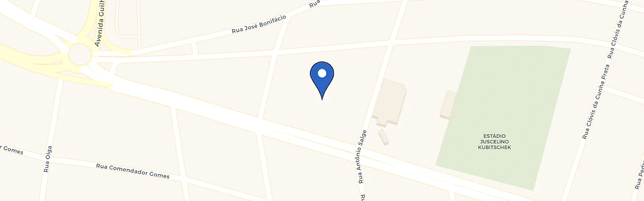 Mapa da estação Autus Chevrolet Uberaba