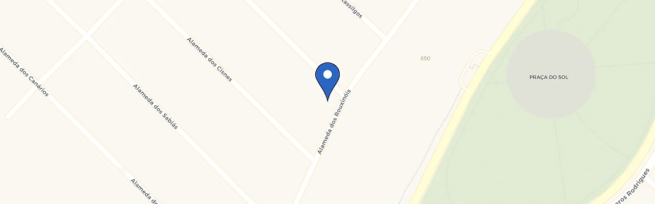 Mapa da estação Avelar Volt