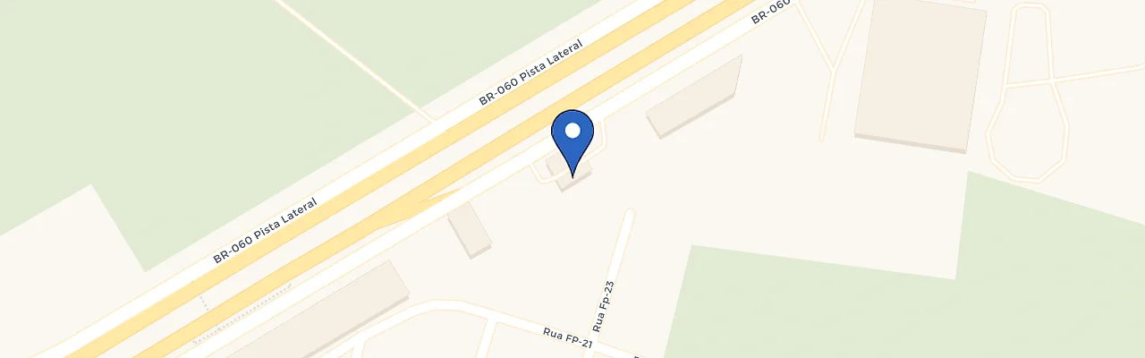 Mapa da estação Fastpower Goiânia