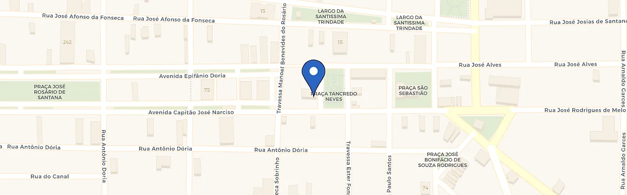 Mapa da estação Galeria São José