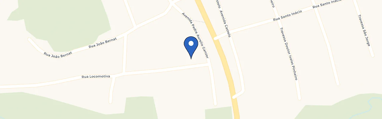 Mapa da estação Hotel Pousada Paraiso Verde