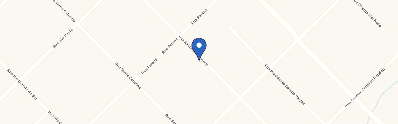 Mapa da estação Rua Saldanha Marinho