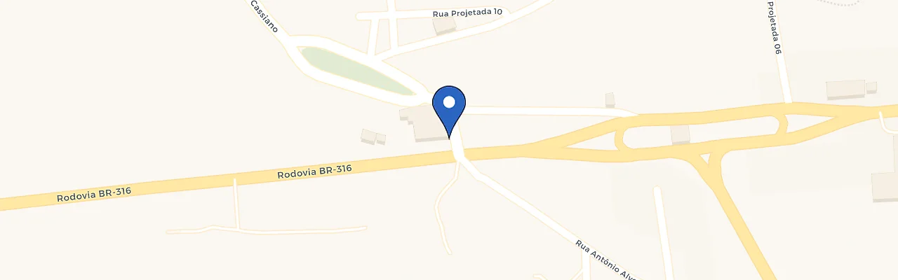 Mapa da estação PlugEco Floresta - Restaurante Amigos do Bode