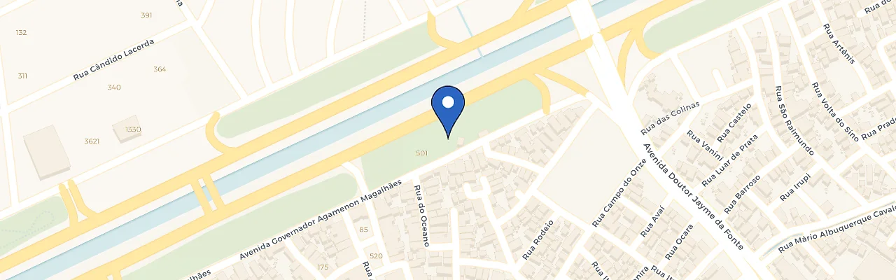 Mapa da estação MaisVolt - Agamenon