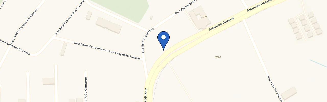 Mapa da estação Speedvolt Sorocaba