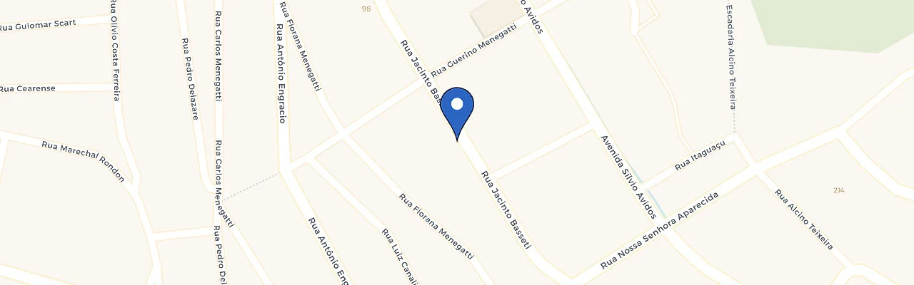 Mapa da estação Orbe Piscinas