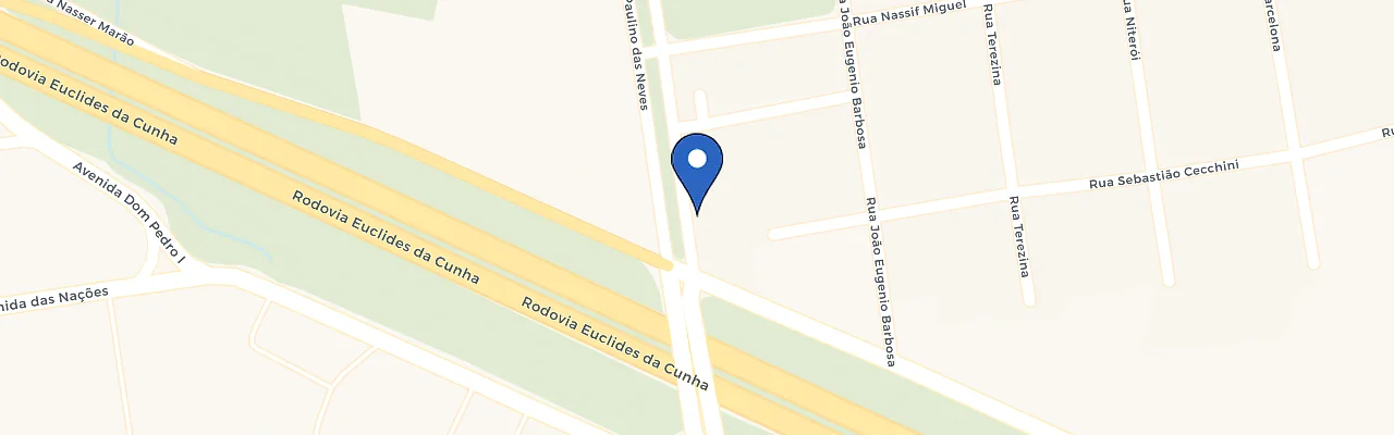 Mapa da estação Auto Posto Califórnia
