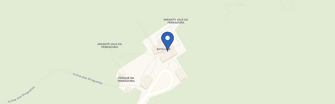 Mapa da estação Sky Glass Canela