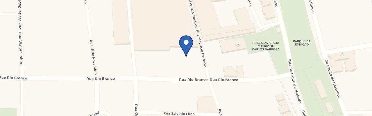Mapa da estação Tramontina Factory Store