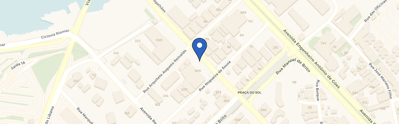 Mapa da estação JBS Motors