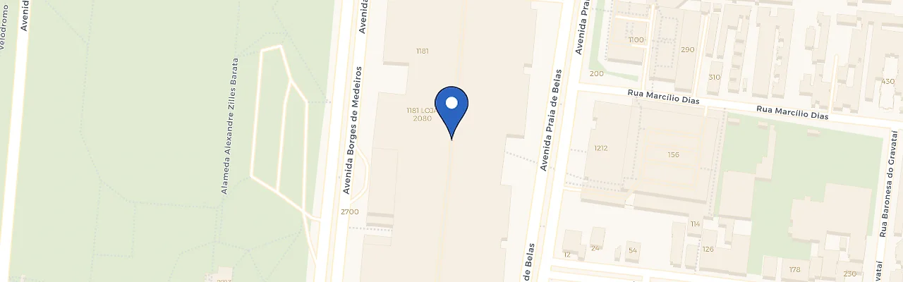 Mapa da estação Iguatemi Praia De Belas