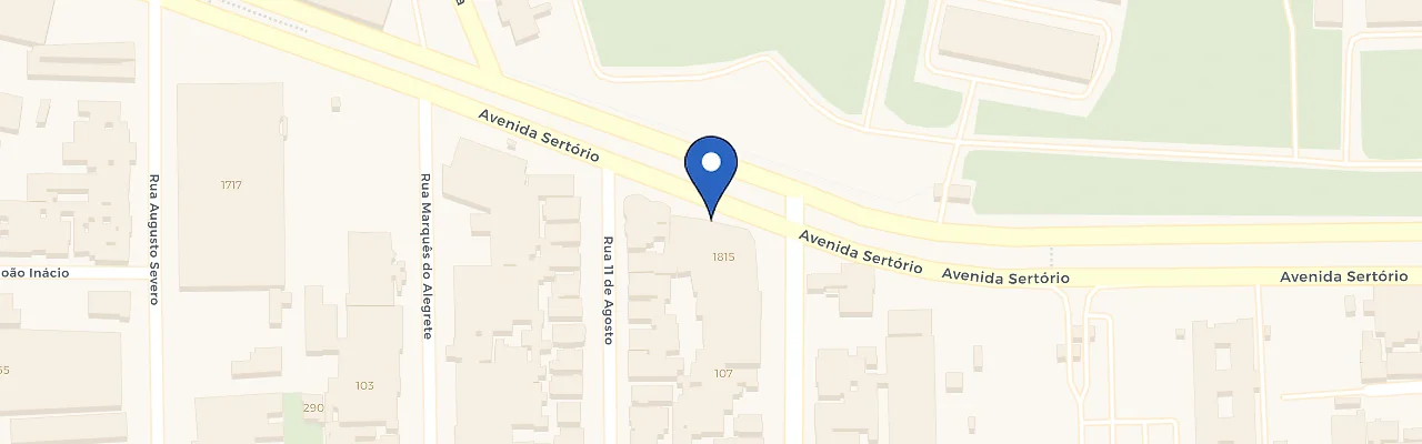 Mapa da estação Porsche Center Porto Alegre