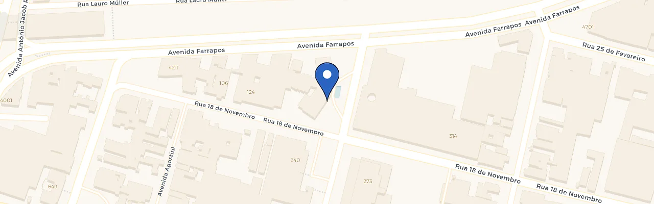 Mapa da estação Zletric - Intercity Aeroporto Porto Alegre