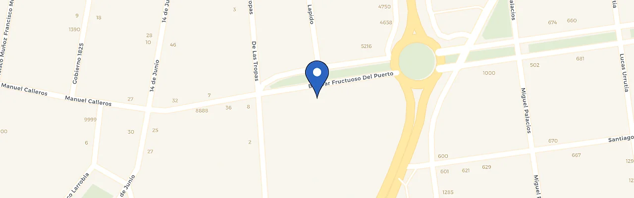 Mapa da estação Vieja Usina UTE