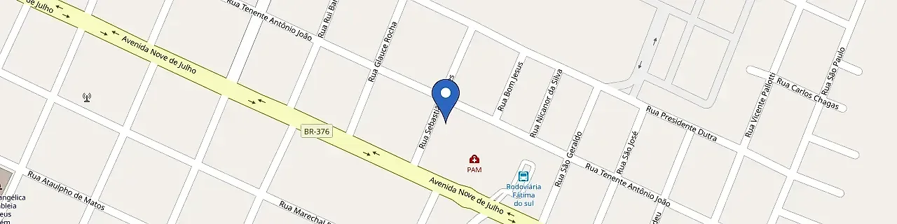 Mapa da estação Wallbox Veicular Growatt