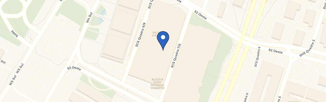 Mapa da estação Shopping Venâncio