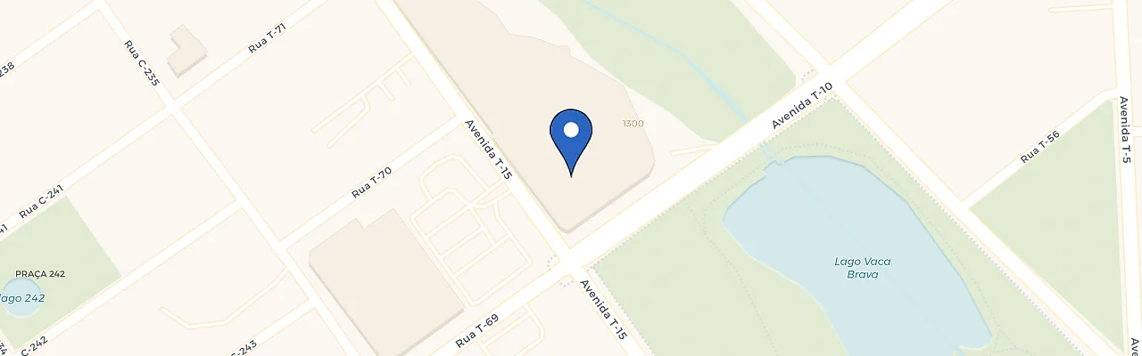 Mapa da estação Goiânia Shopping