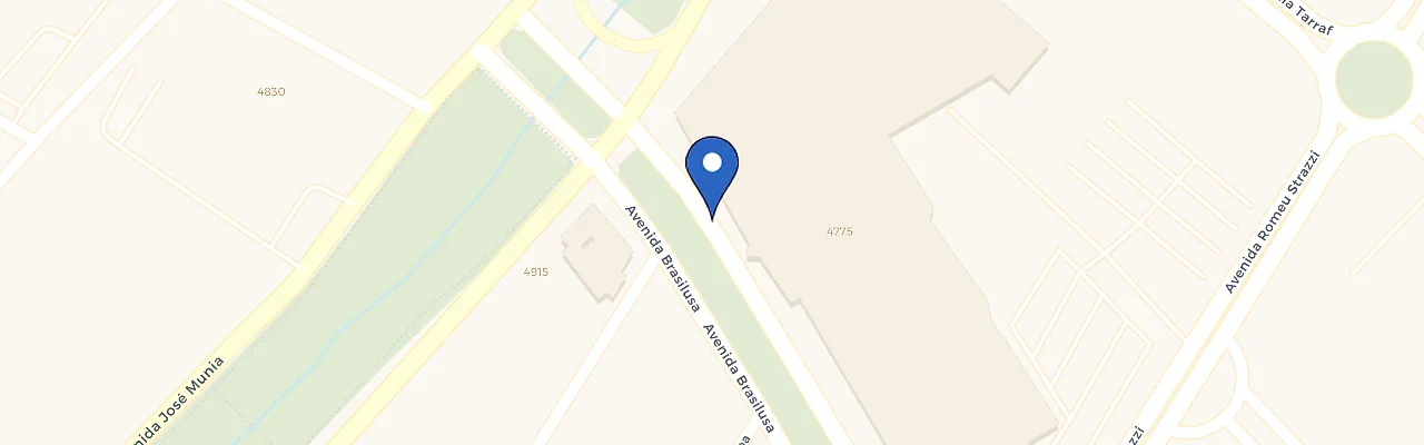 Mapa da estação Shopping Plaza Avenia