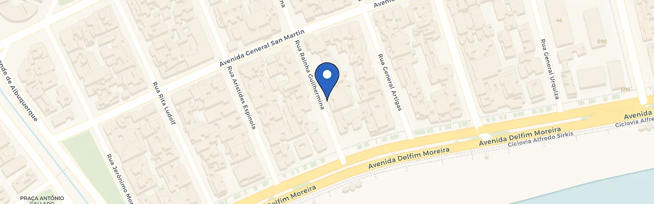 Mapa da estação Cond. Guilhermina Butler Service