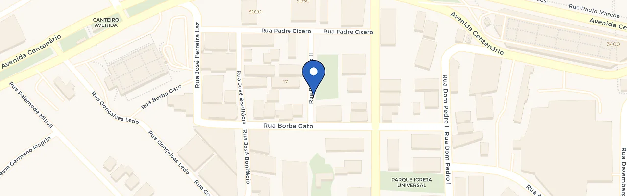 Mapa da estação Hotel Zata