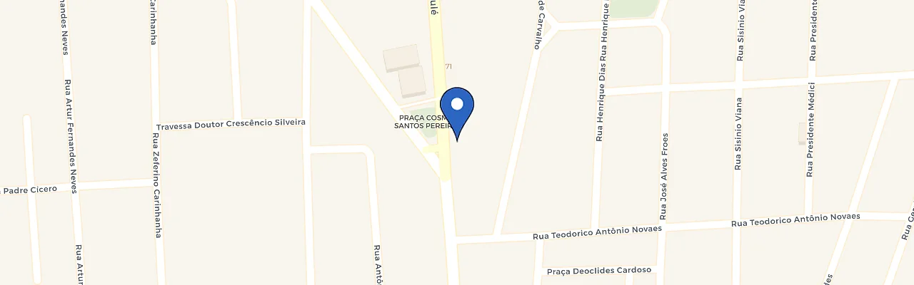 Mapa da estação Cacule Palace Hotel