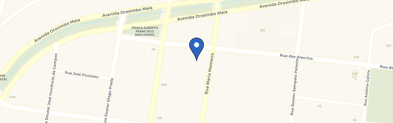Mapa da estação HS Recharge - Jeronimo Alecrins