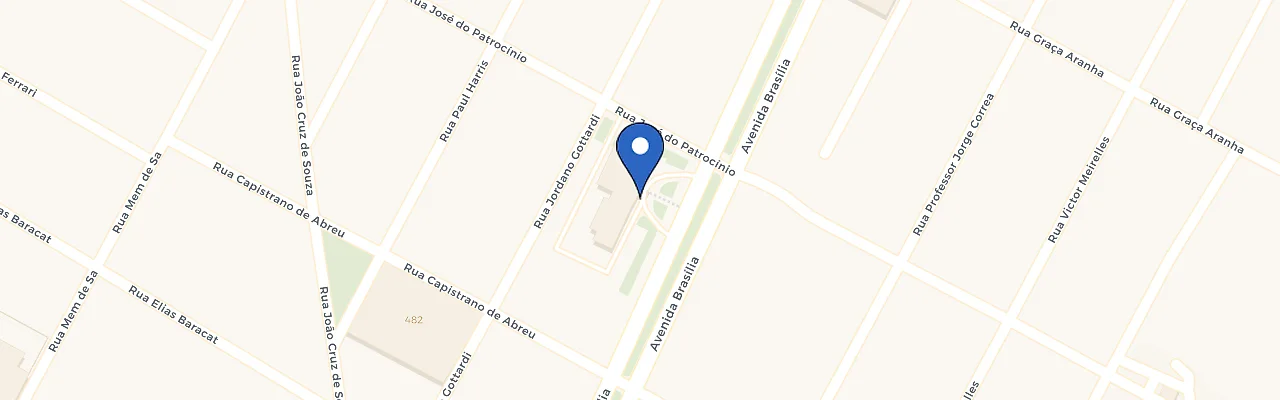 Mapa da estação Íbis Araçatuba Sp