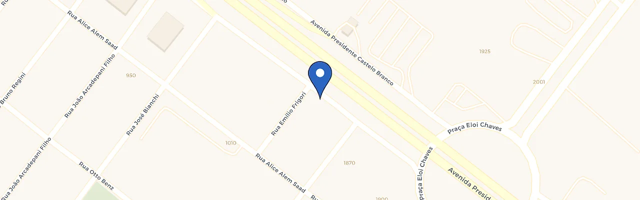 Mapa da estação Movida Aluguel De Carro