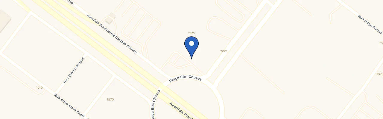 Mapa da estação Hotel Village Inn