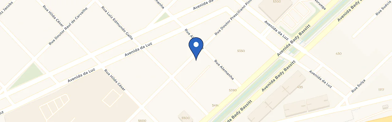 Mapa da estação Churrascaria Farroupilha