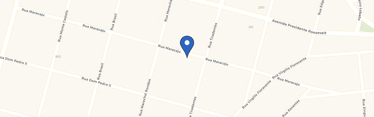 Mapa da estação Bortolato Empreendimentos