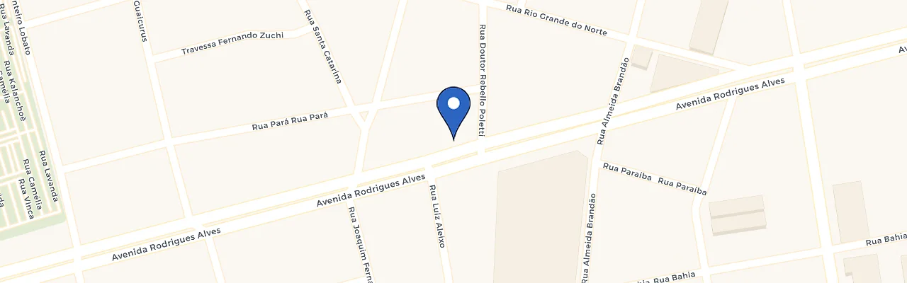 Mapa da estação Proeste Renault Bauru