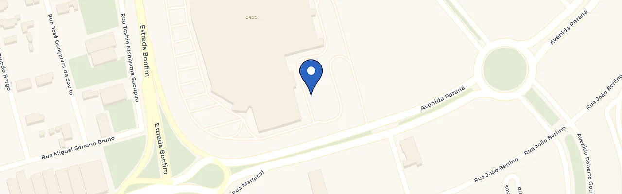 Mapa da estação Shopping Palladium Umuarama