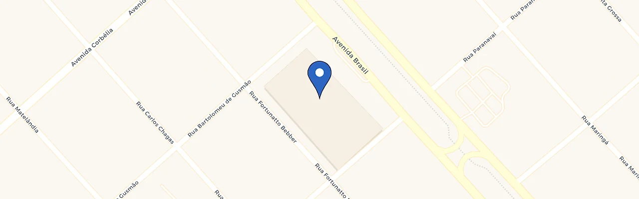 Mapa da estação BioWatts - Irani Supermercado