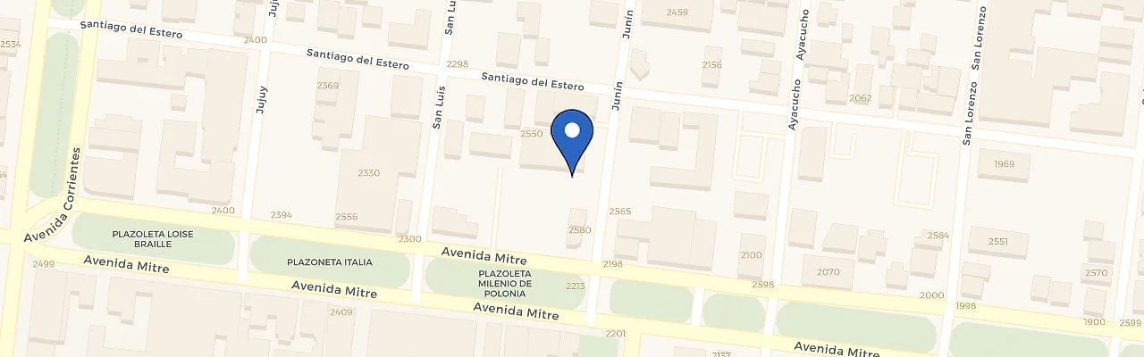 Mapa da estação Electro Misiones
