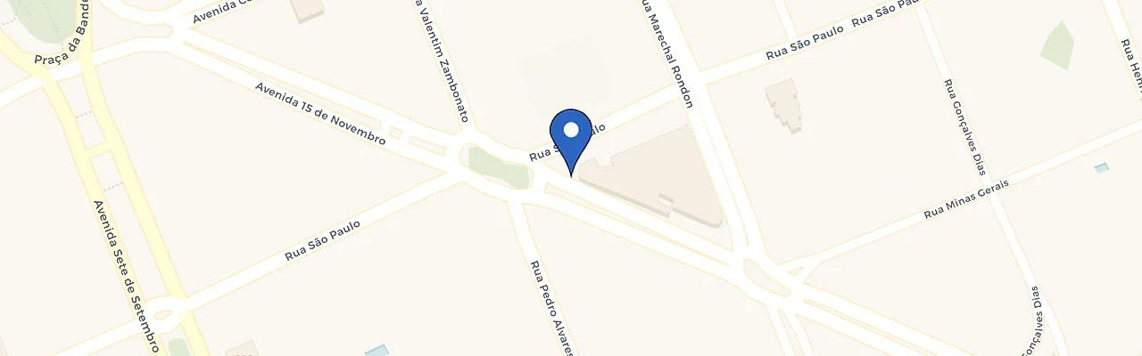 Mapa da estação Uniprime Erechim