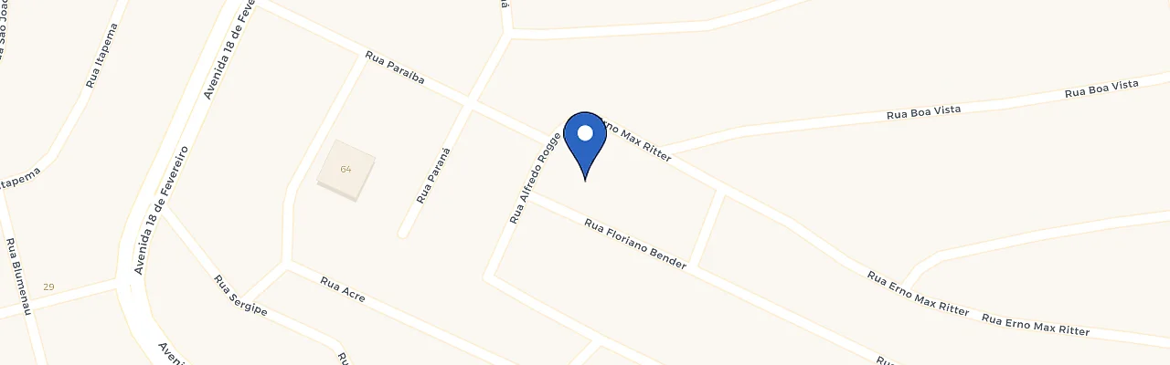 Mapa da estação Edifício Bruno Knebel
