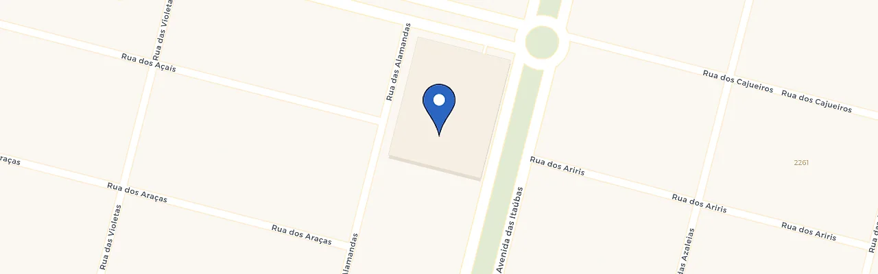 Mapa da estação Supermercado Machado Itaúbas