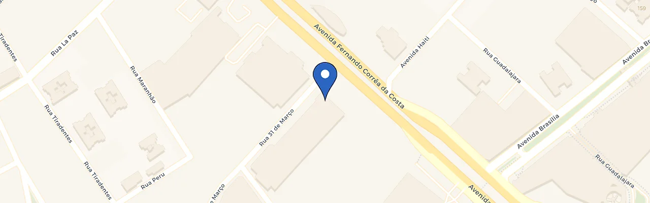 Mapa da estação Galaxie Motors BMW/Mini