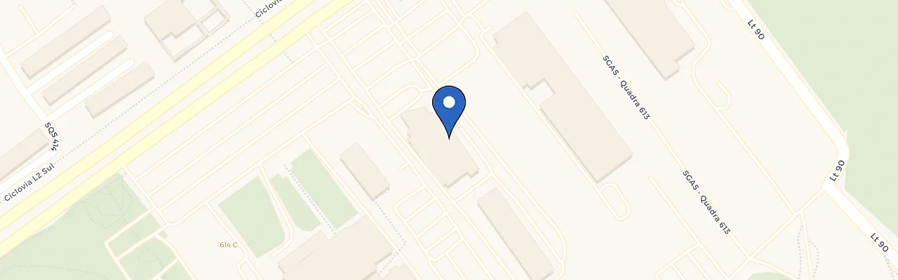 Mapa da estação Hospital Sírio Libanês DF