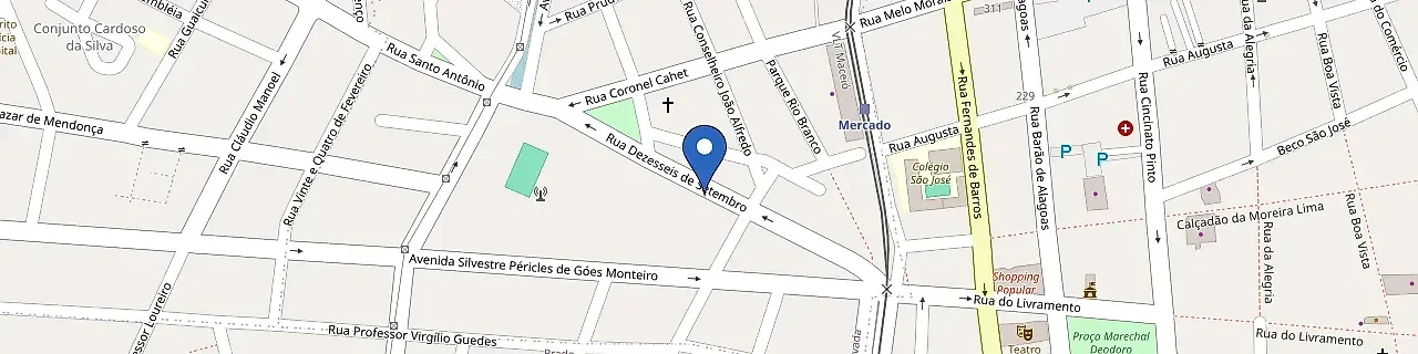 Mapa da estação Stenio Filho
